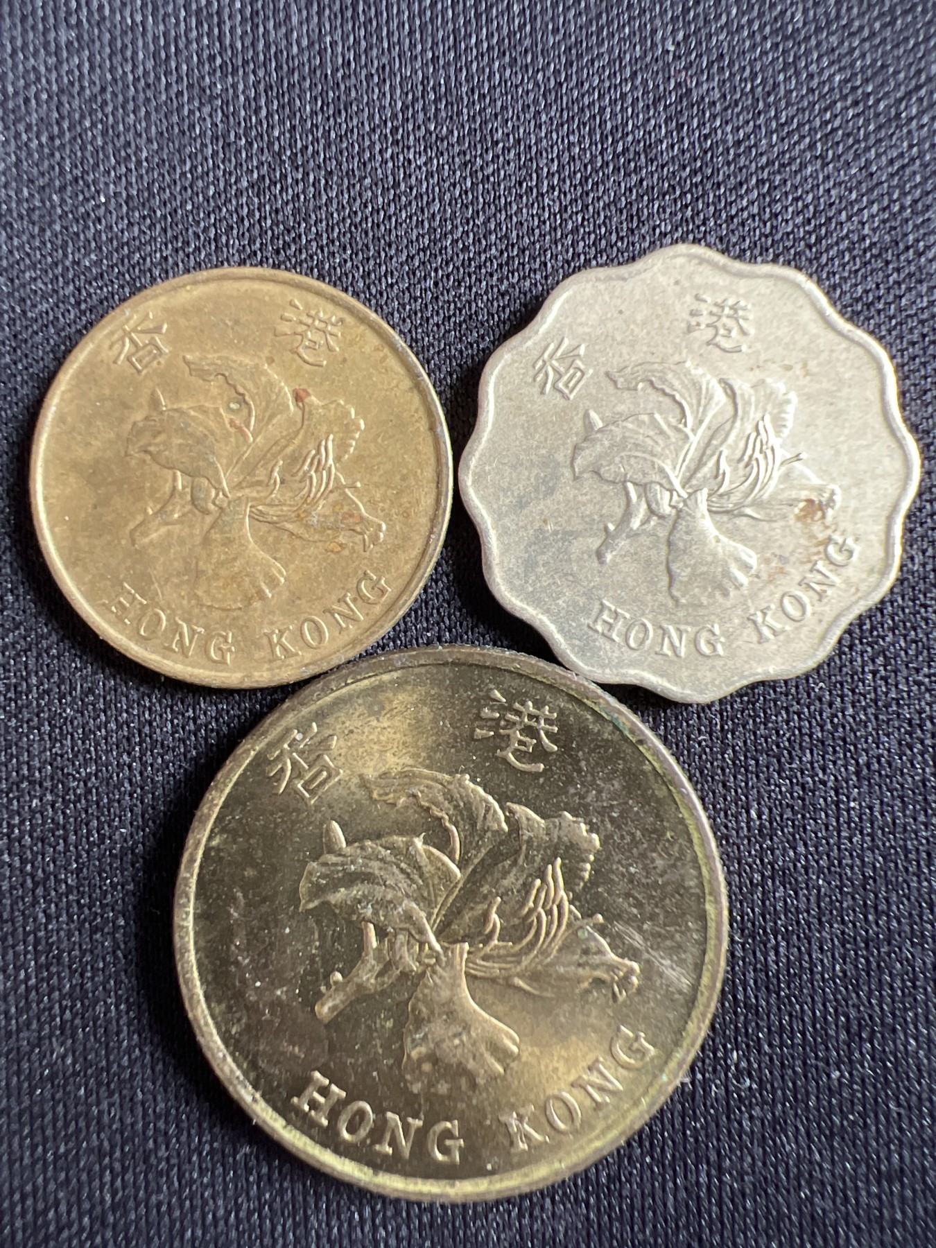 第433期 硬币专场 （无押金，捡漏，全场20包邮，偏远地区除外，接收代拍业务） 香港三枚