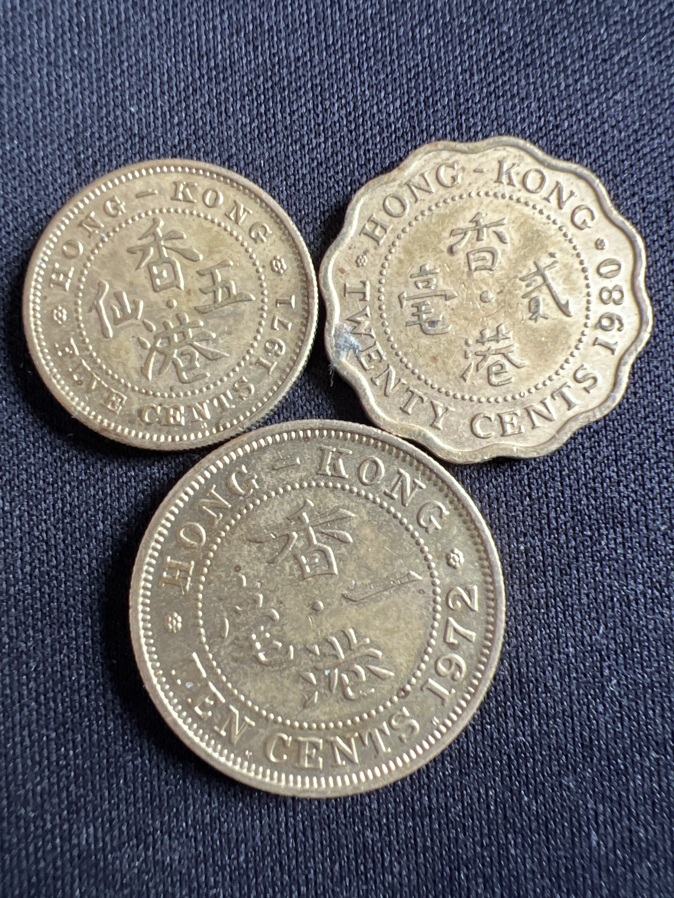 第433期 硬币专场 （无押金，捡漏，全场20包邮，偏远地区除外，接收代拍业务） 香港三枚