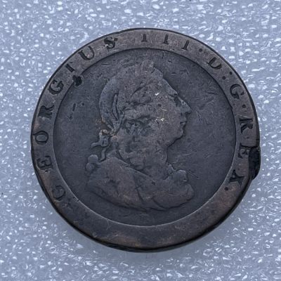 【铜匠收藏】第『57』散币《接受代拍 代送NGC评级》 - 1797 英国  乔三 车轮 1便士 铜币