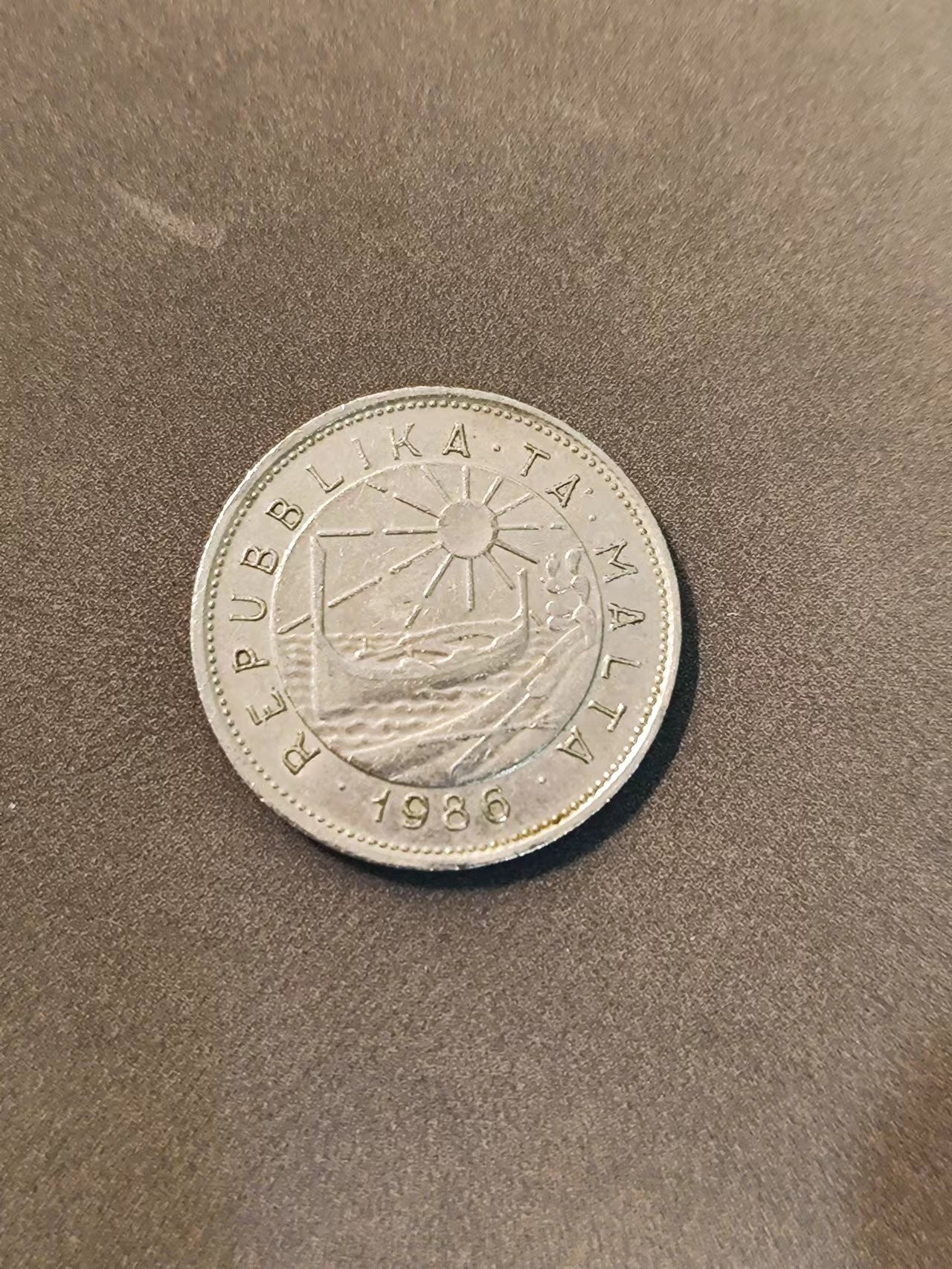 FCO-3-散币 马耳他1986年25分