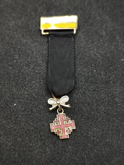 全场0元起拍 第100期 咸鱼国勋章拍卖专场 10月18日（周日）下午6：00开始 - 梵蒂冈教皇国 圣墓骑士团勋章 迷你章