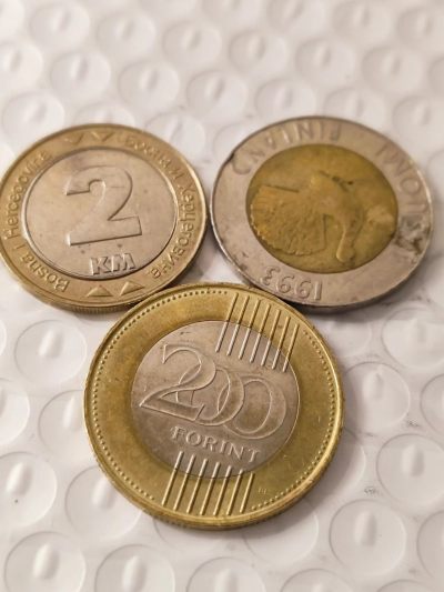 FCO-4-散币、双色币 - 稀少-高值-波黑/芬兰/匈牙利-双色币组-12
