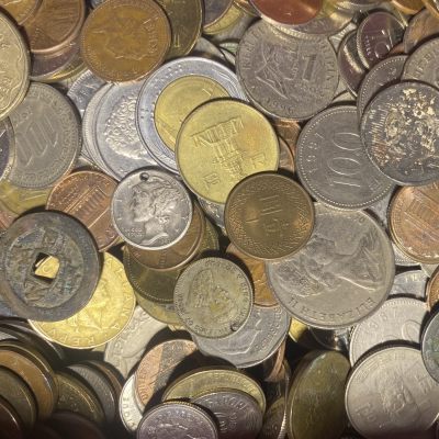 零散品 - 回流外国硬币一组7.8斤