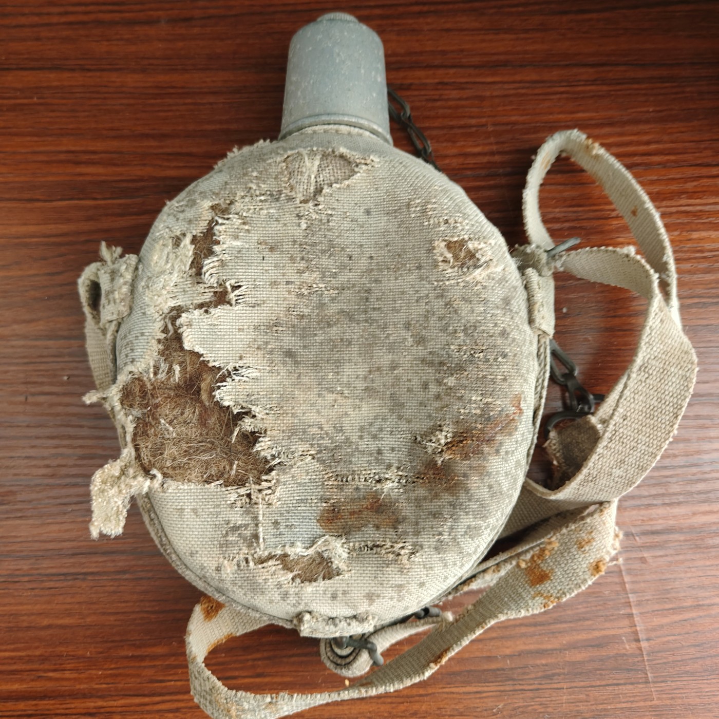 全场0元起拍 第100期 咸鱼国勋章拍卖专场 10月18日（周日）下午6：00开始 日本 IJN 战前海军军官用野战水壶 有损