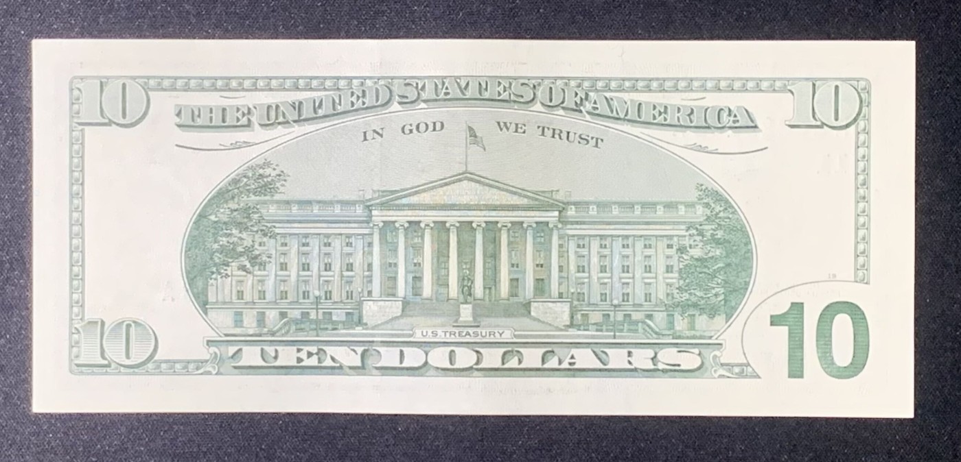 紫瑗钱币——第318期拍卖—纸币场 美国 2003年 K版 亚历山大·汉密尔顿 10美元 大头版 UNC-