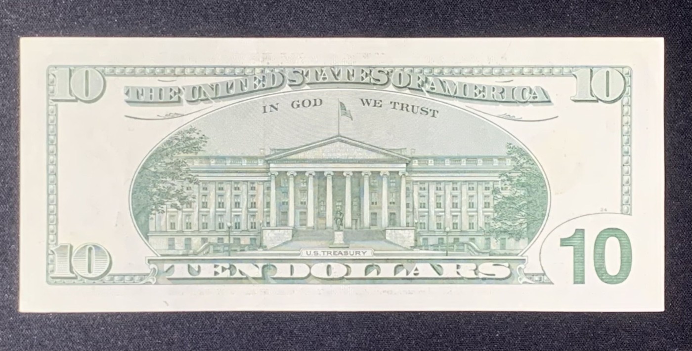 紫瑗钱币——第318期拍卖—纸币场 美国 2003年 I版 亚历山大·汉密尔顿 10美元 大头版 UNC-