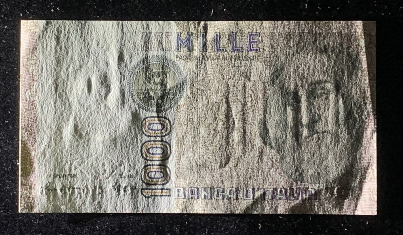 紫瑗钱币——第318期拍卖—纸币场 意大利 1982年 达·芬奇 1000里拉 UNC-