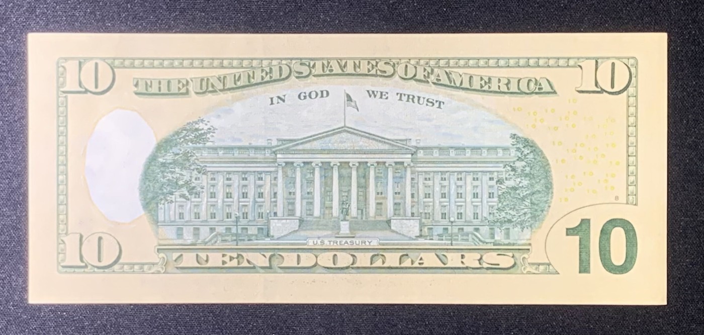 紫瑗钱币——第318期拍卖—纸币场 美国 2006年 B版 亚历山大·汉密尔顿 10美元 彩色版 UNC