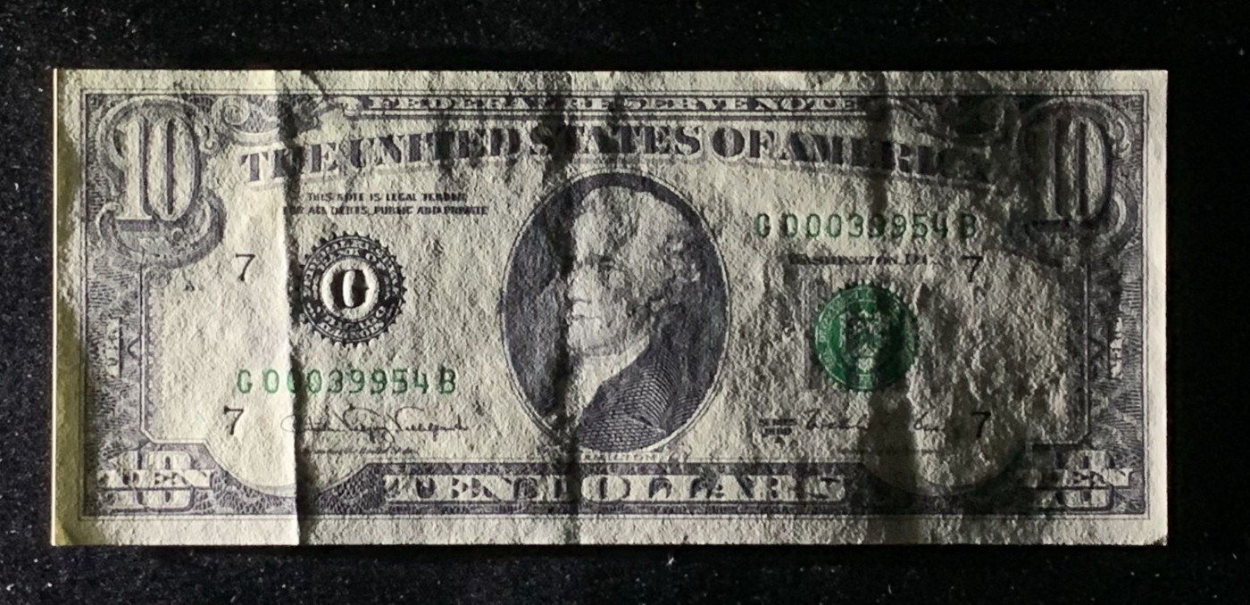 紫瑗钱币——第318期拍卖—纸币场 美国 1988年 G版 亚历山大·汉密尔顿 10美元 小头版 AU