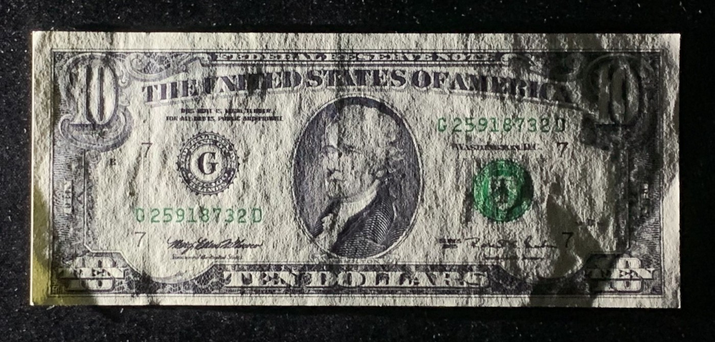 紫瑗钱币——第318期拍卖—纸币场 美国 1995年 G版 亚历山大·汉密尔顿 10美元 小头版 UNC-