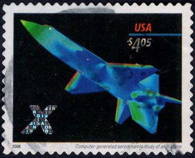 洪涛臻品批发群 精选邮票限时拍卖第五百九十八期  -  美国X-PLAN飞机$4.05美元 奇怪高面值，信销好品，收集难度较大！