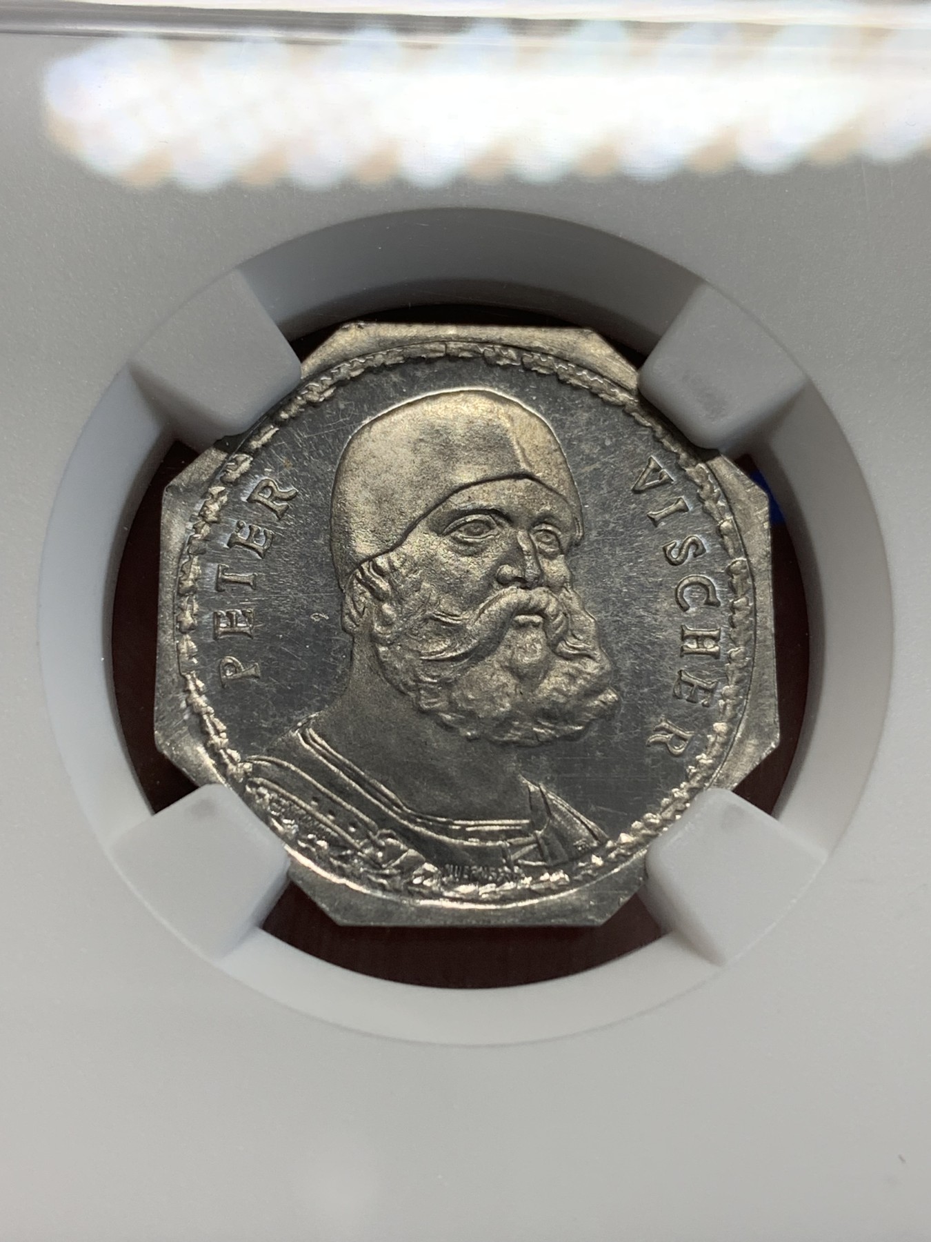 《竞宝斋》第207场-周日，周一 2场 (全场包邮) NGC-MS64 1920年德国紧急状态时期纽伦堡20芬尼 人物代币