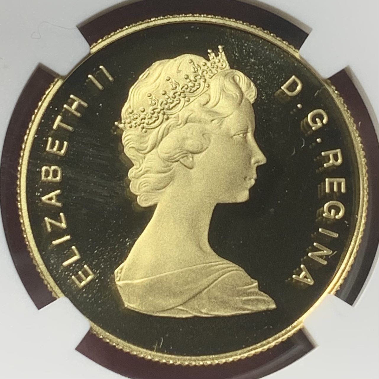 紫瑗钱币——第317期拍卖 加拿大 1979年 儿童年 100元 16.965克 金币 NGC PR69 UC