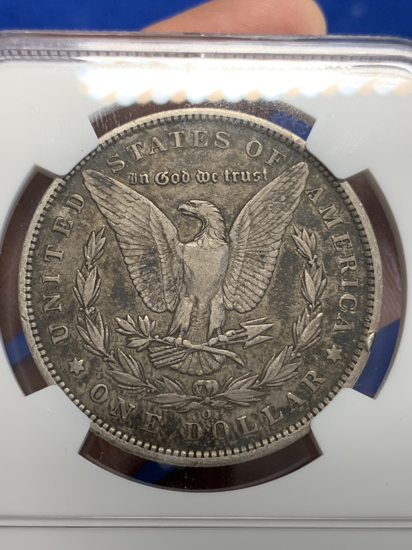 《竞宝斋》第207场-周日，周一 2场 (全场包邮) NGC VFD 美国1889年摩根O版银币