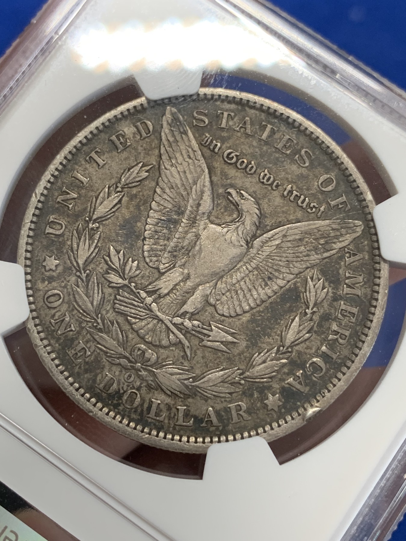 《竞宝斋》第207场-周日，周一 2场 (全场包邮) NGC VFD 美国1889年摩根O版银币