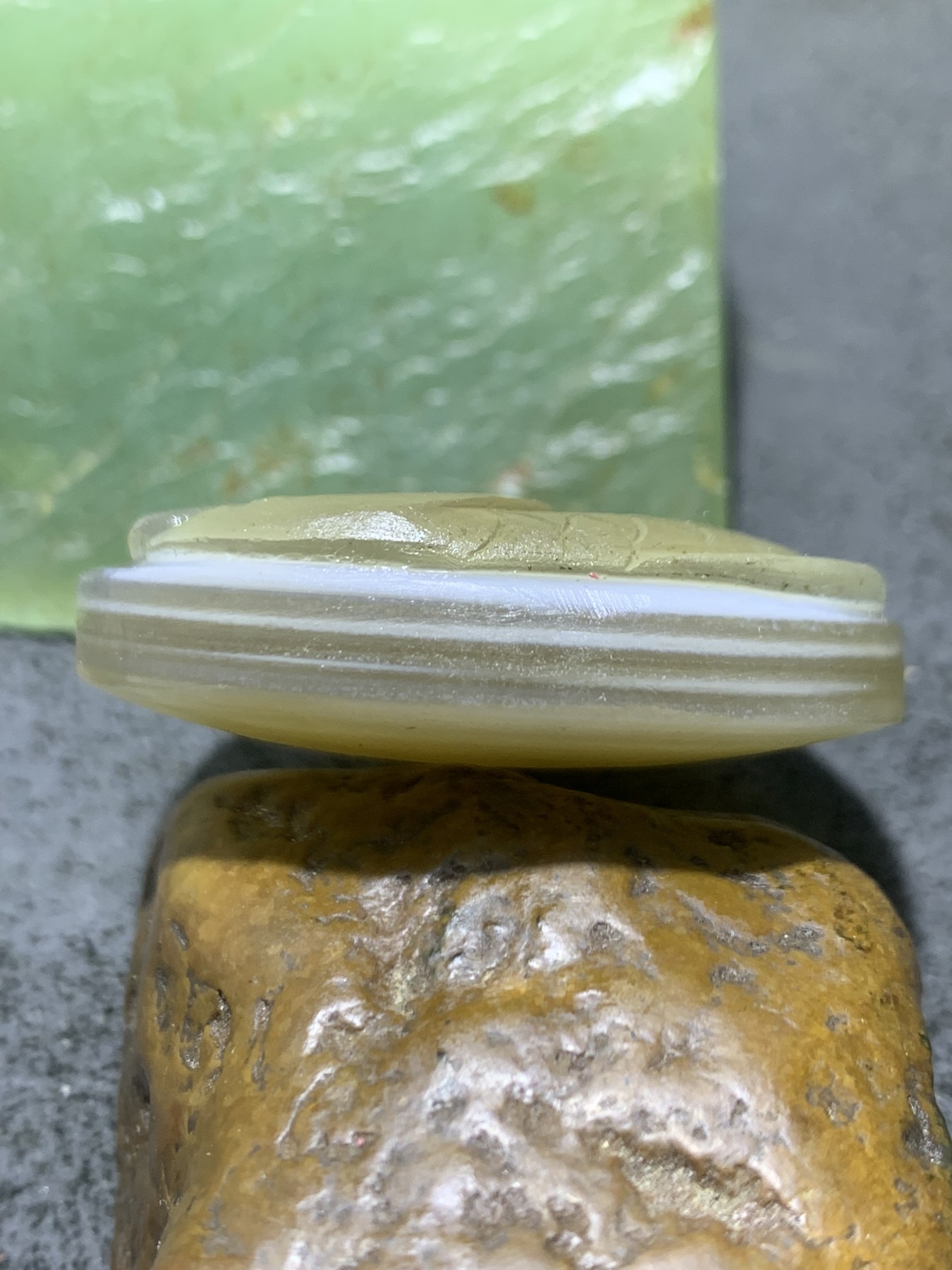 精美亚光冰透高玉化巴西玛瑙手工俏色巧雕富贵有鱼吊坠一个！