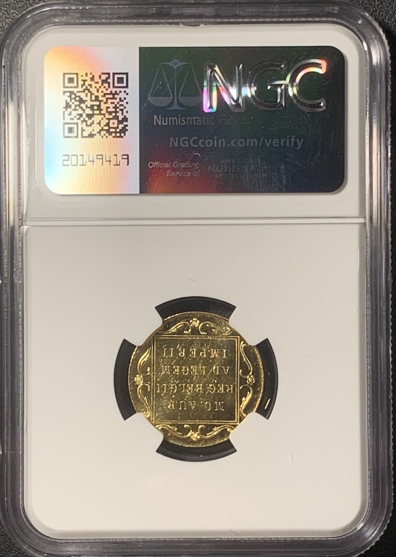 紫瑗钱币——第317期拍卖 荷兰 1974年 武士 1杜卡特 金币 NGC PL63