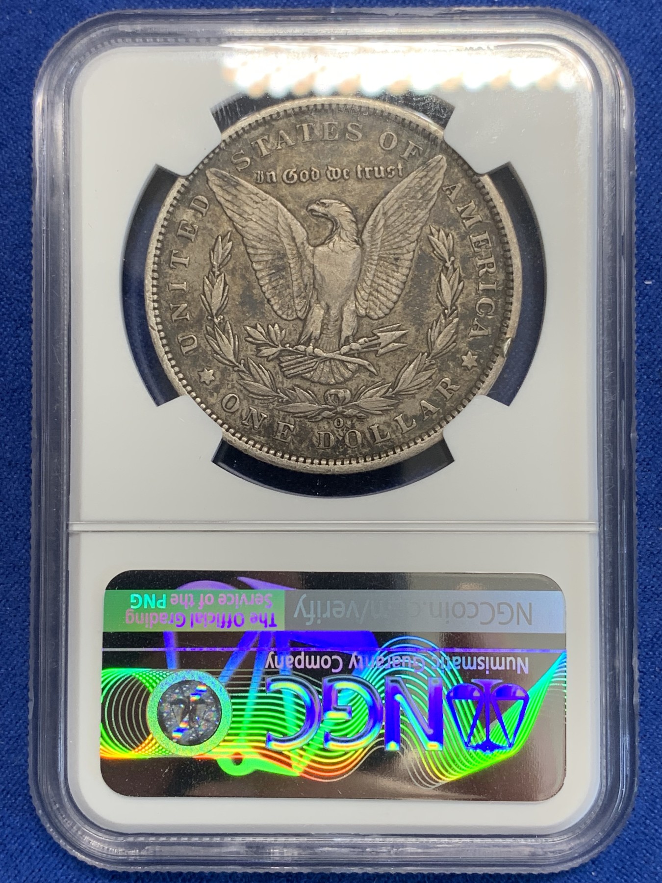 《竞宝斋》第207场-周日，周一 2场 (全场包邮) NGC VFD 美国1889年摩根O版银币