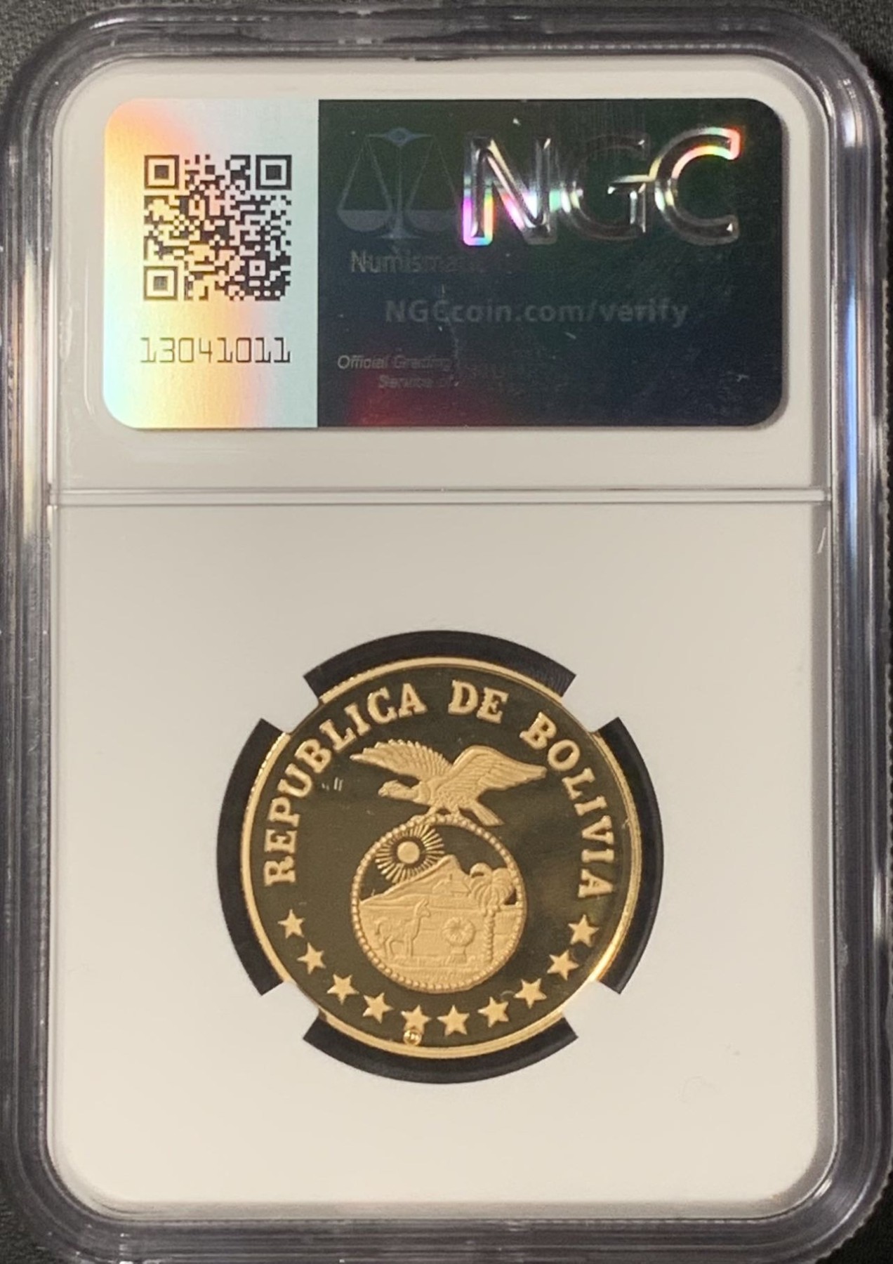 紫瑗钱币——第317期拍卖 玻利维亚 1979年 国际儿童年 4000比索 17.17克 金币 NGC PR69 UC