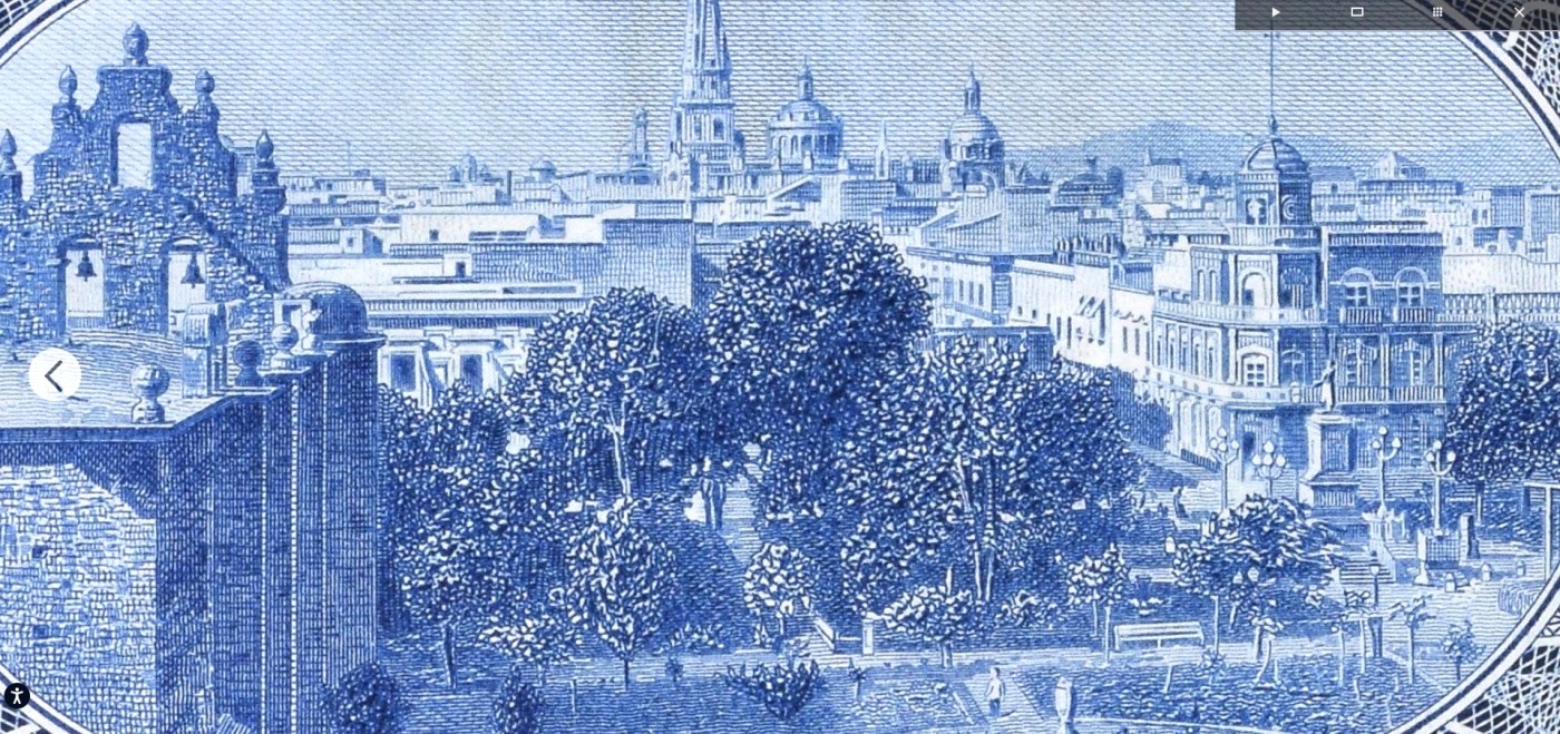 【Blue Auction】✨世界纸币精拍第380期【精】  【目录价750美金】墨西哥 1902-14年20比索 正面女神&背面城市风景唯美 ABNC出品 雕刻细腻 PMG64EPQ 超大票幅 非常耐看的一张 