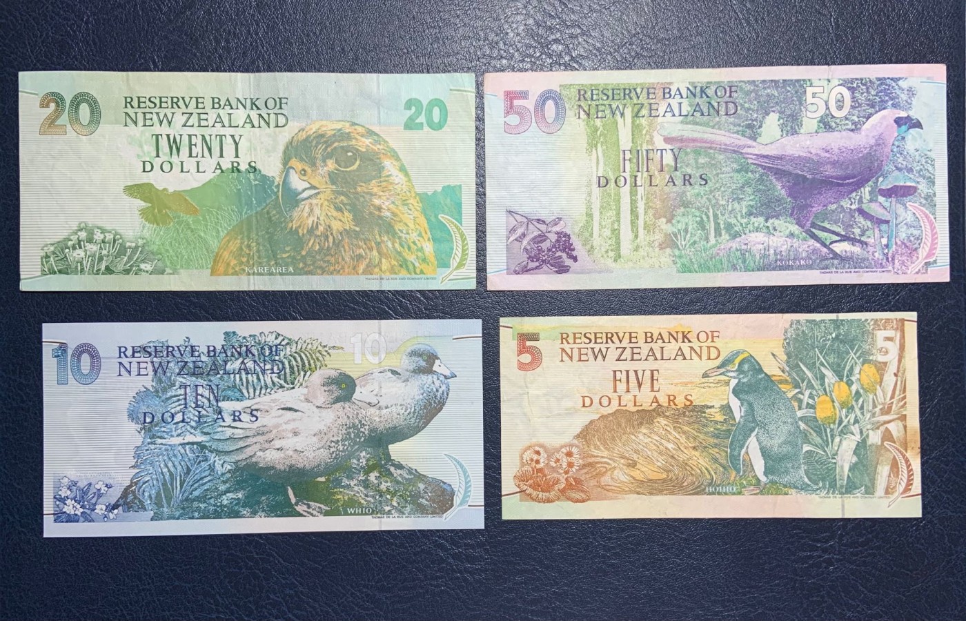收藏联盟Quantum Auction 第297期拍卖  新西兰1992年5到50元 品种如图 一套均为首签名