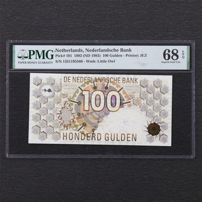 【亘邦集藏】第176期拍卖 - 1992年 荷兰100古尔登 PMG 68EPQ 1351195560