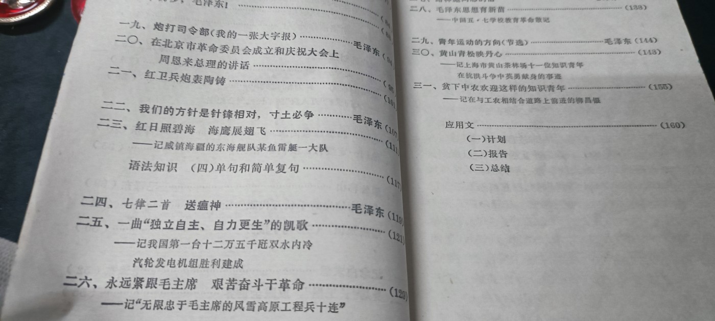 天字一号拍卖！ 老语文课本