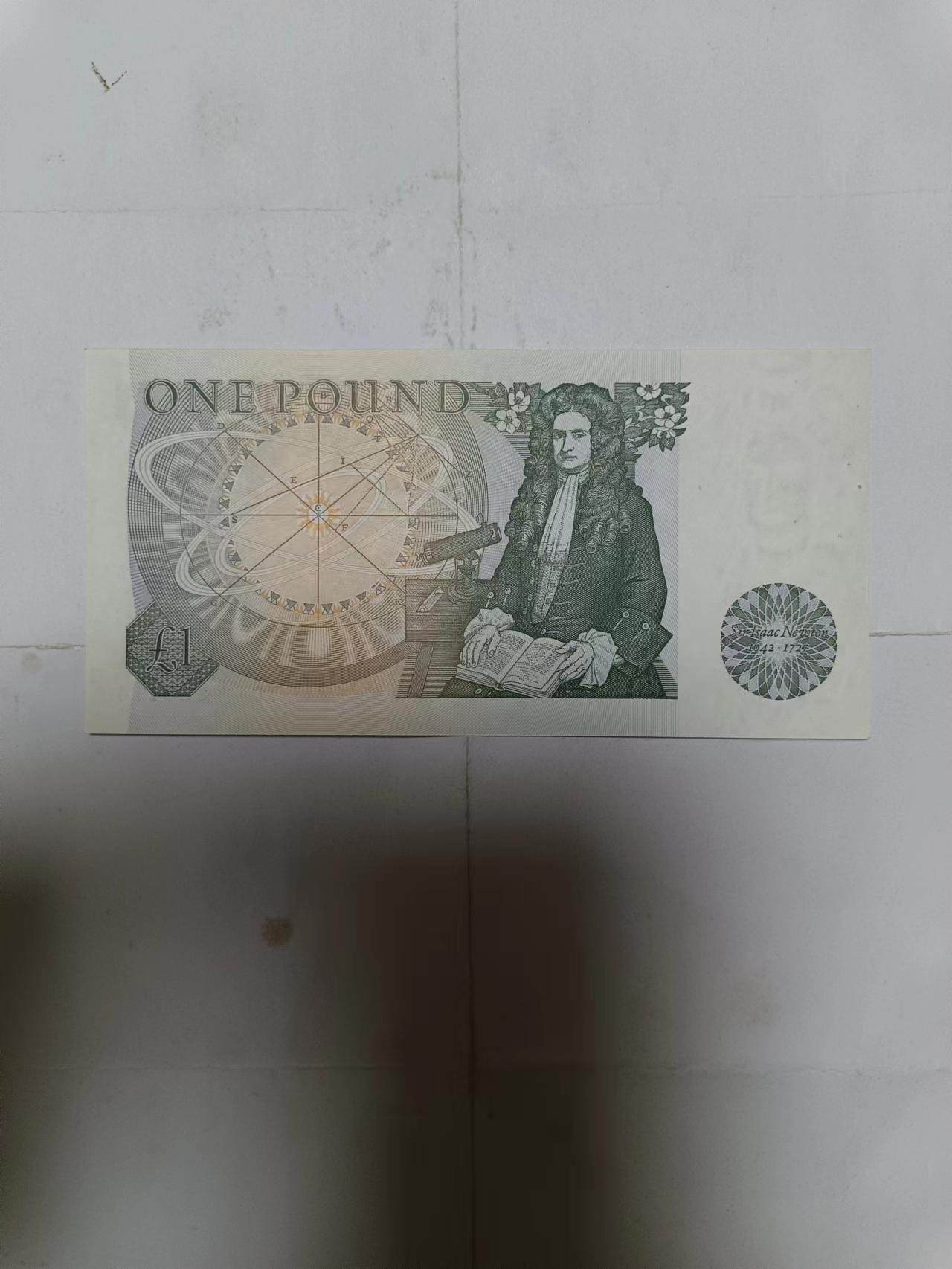 【20231018】非全新纸币第七十八场 英国D序列1镑，好品