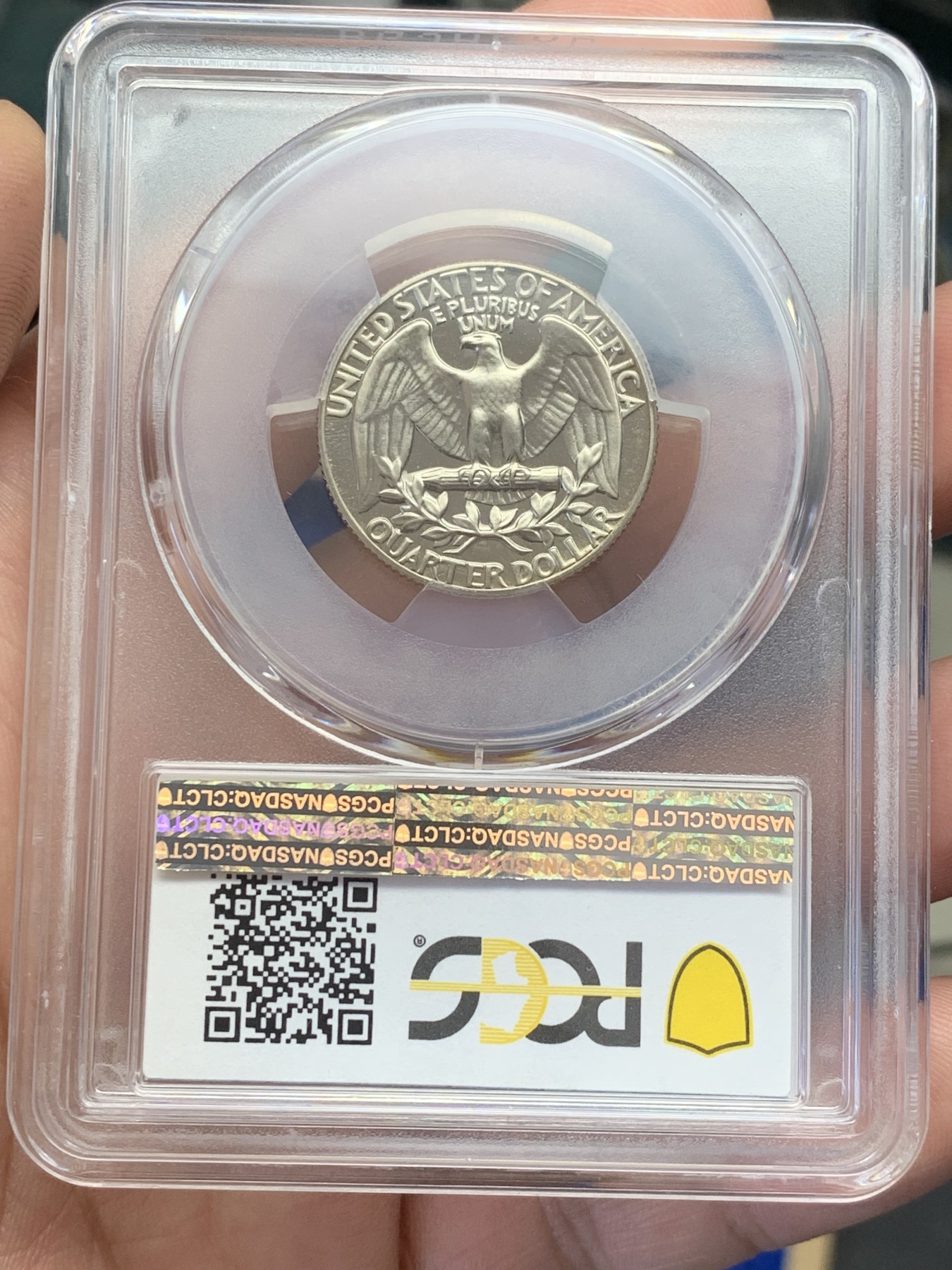 《竞宝斋》第207场-周日，周一 2场 (全场包邮) PCGS PR69 美国1972精制25美分