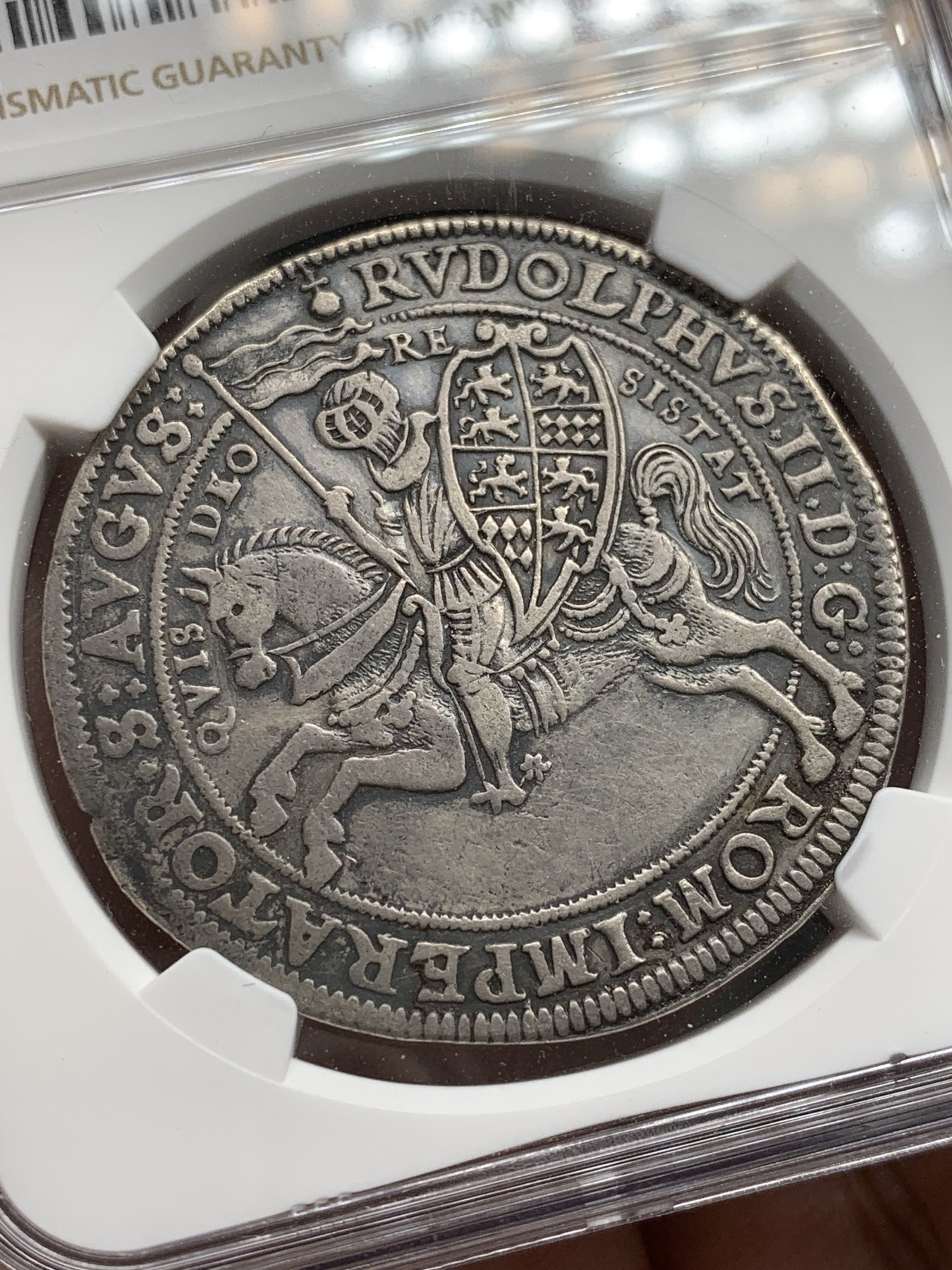 《竞宝斋》第207场-周日，周一 2场 (全场包邮) NGC XFD 德国1609霍亨索伦泰勒，极其稀有 非常不错的品种