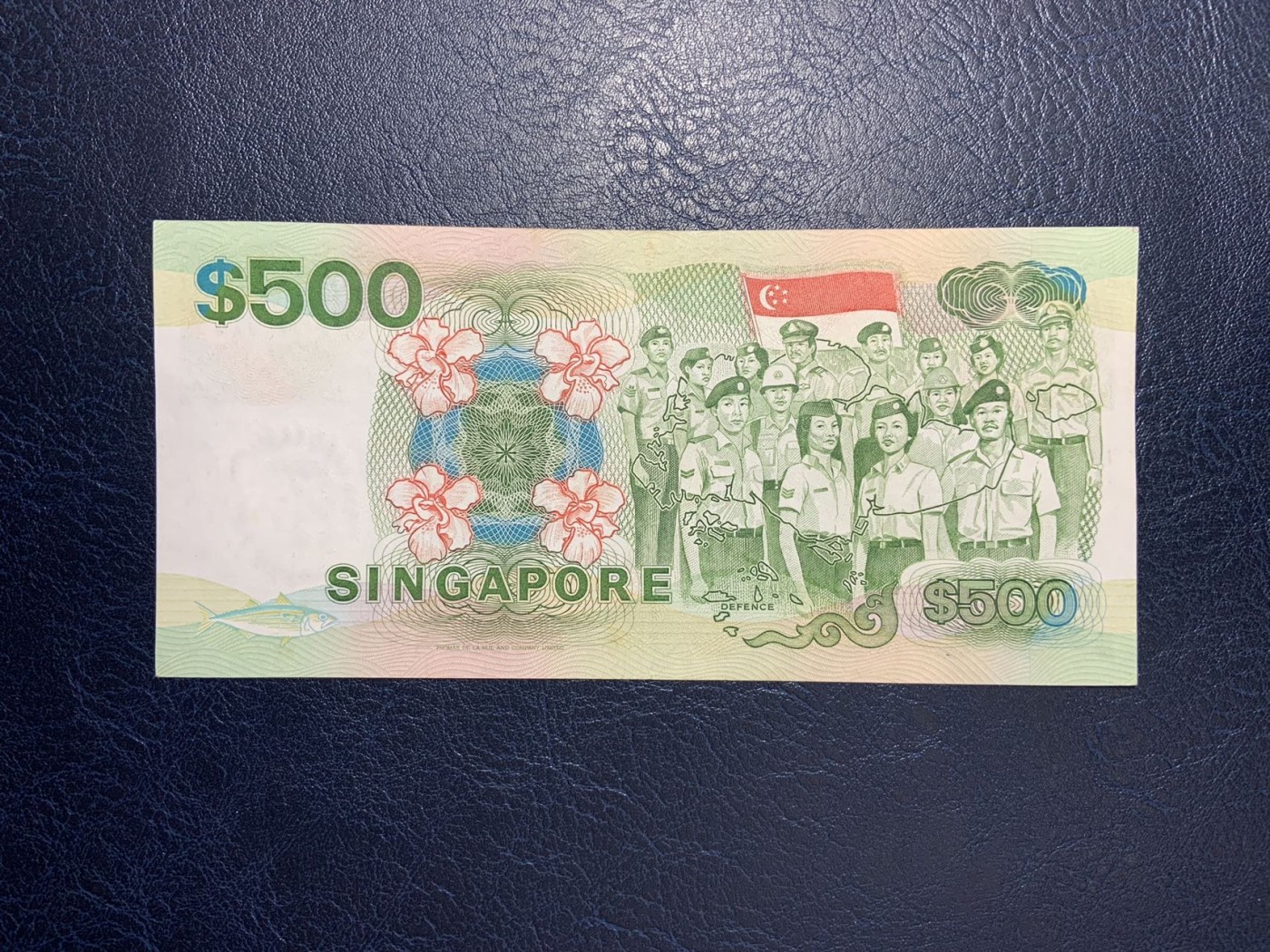 收藏联盟Quantum Auction 第297期拍卖  新加坡1988年500元 品相AU+ 号码无347 稀少船版高面值
