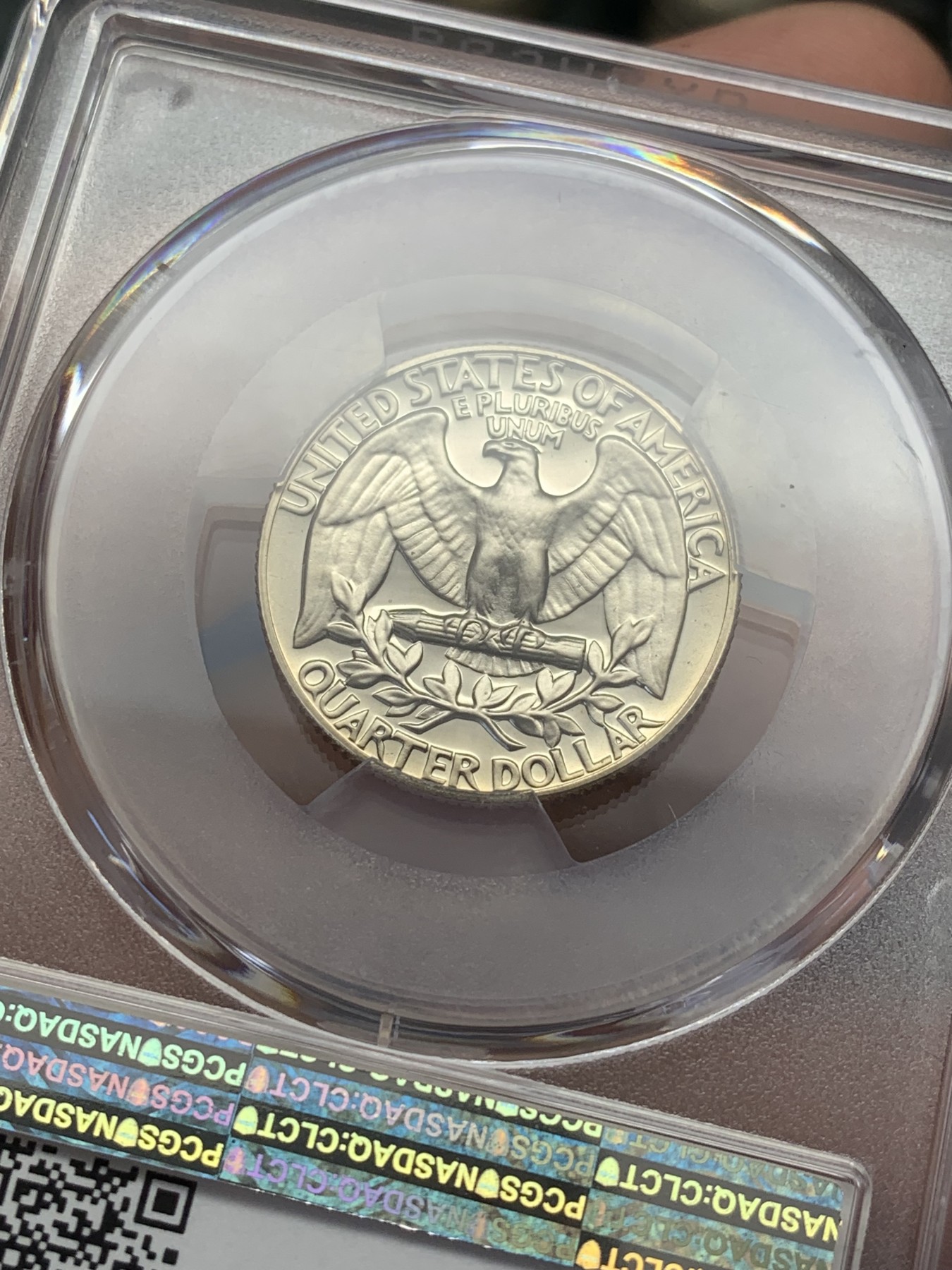 《竞宝斋》第207场-周日，周一 2场 (全场包邮) PCGS PR69 美国1972精制25美分