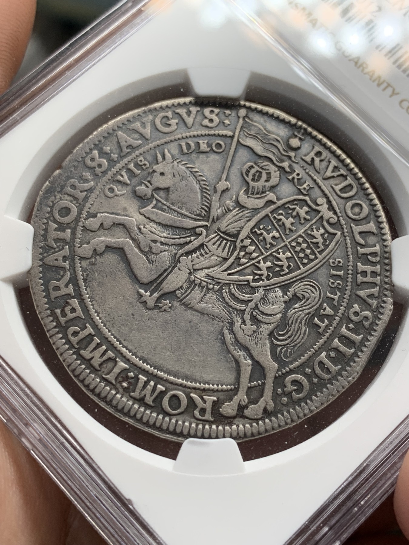 《竞宝斋》第207场-周日，周一 2场 (全场包邮) NGC XFD 德国1609霍亨索伦泰勒，极其稀有 非常不错的品种