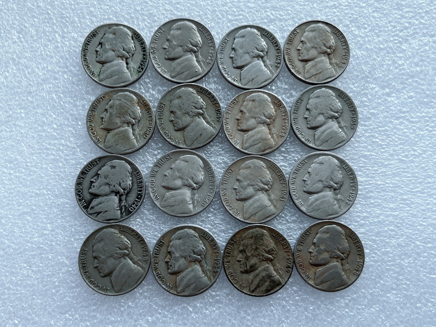 全场一元起拍 世界钱币散币场 第30期 美国5美分 托马斯杰佛逊