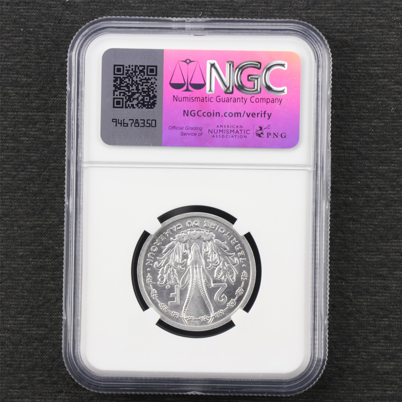 【亘邦集藏】第176期拍卖 1948年 喀麦隆2Francs NGC MS63 6748714-015