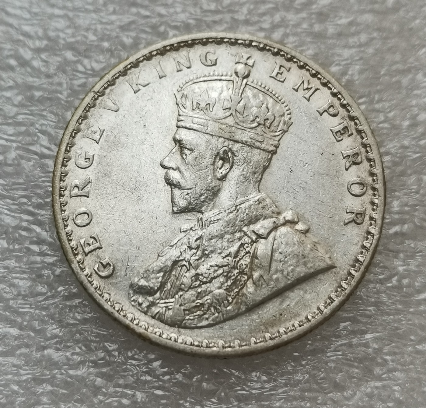 瓶子🏺第114期拍卖会  英属印度1912年乔治五世1卢比银币