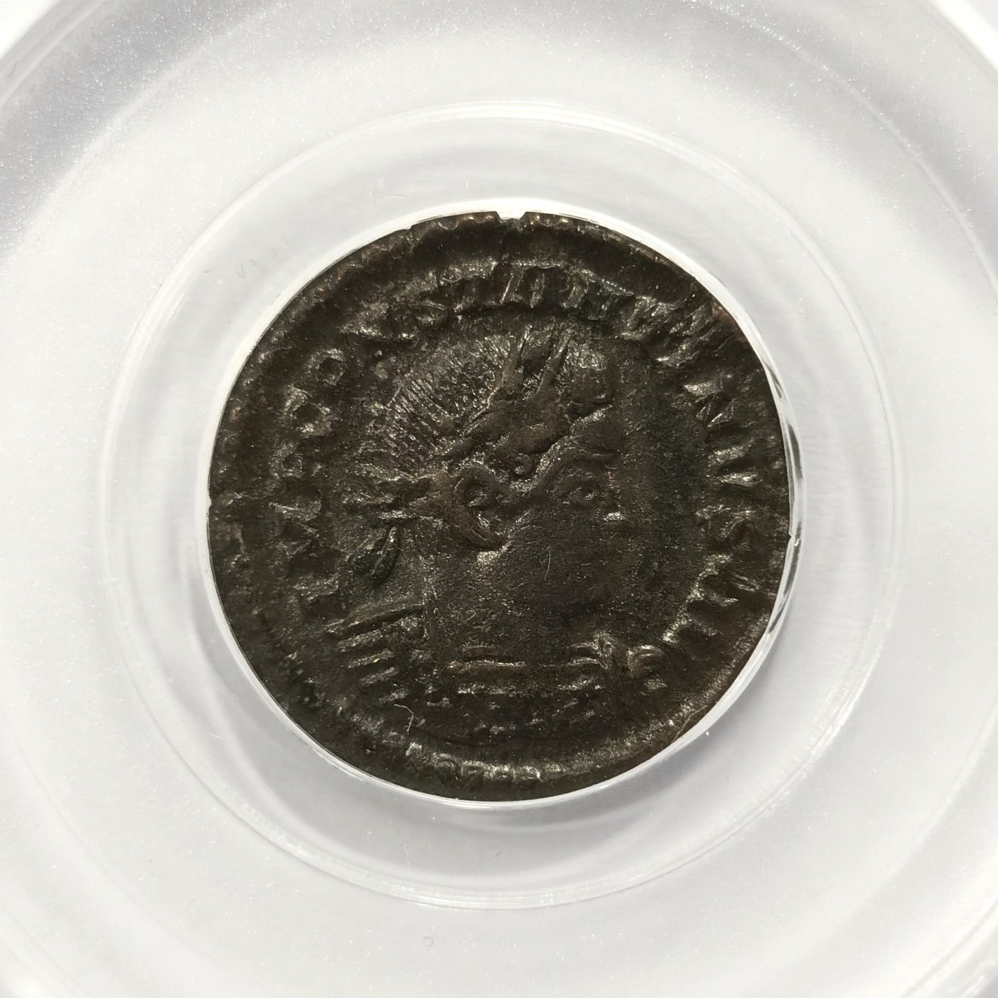 博洋堂世界钱币拍卖第048期（全场包邮） 公博 AU58 古罗马帝国君士坦丁一世铜币