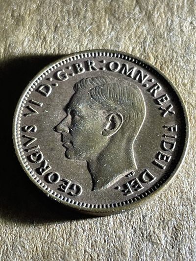 洪武诸明·稀奇钱币基地60场 - 英国硬币-乔治6世1/4便士=1法新小鸟版1951年铜币