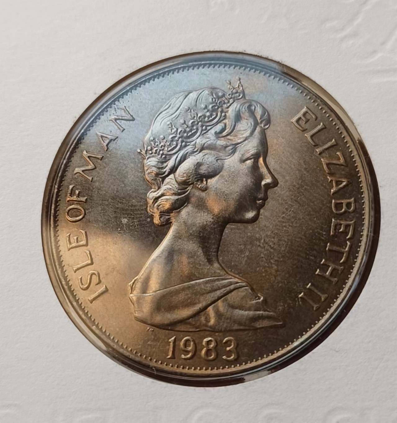 瓶子🏺第114期拍卖会  英属曼恩岛1983年邮封纪念币