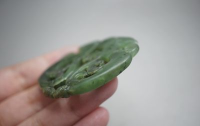 玉石翡翠玛瑙｜拍卖专场 和田玉碧玉玉佩挂件 