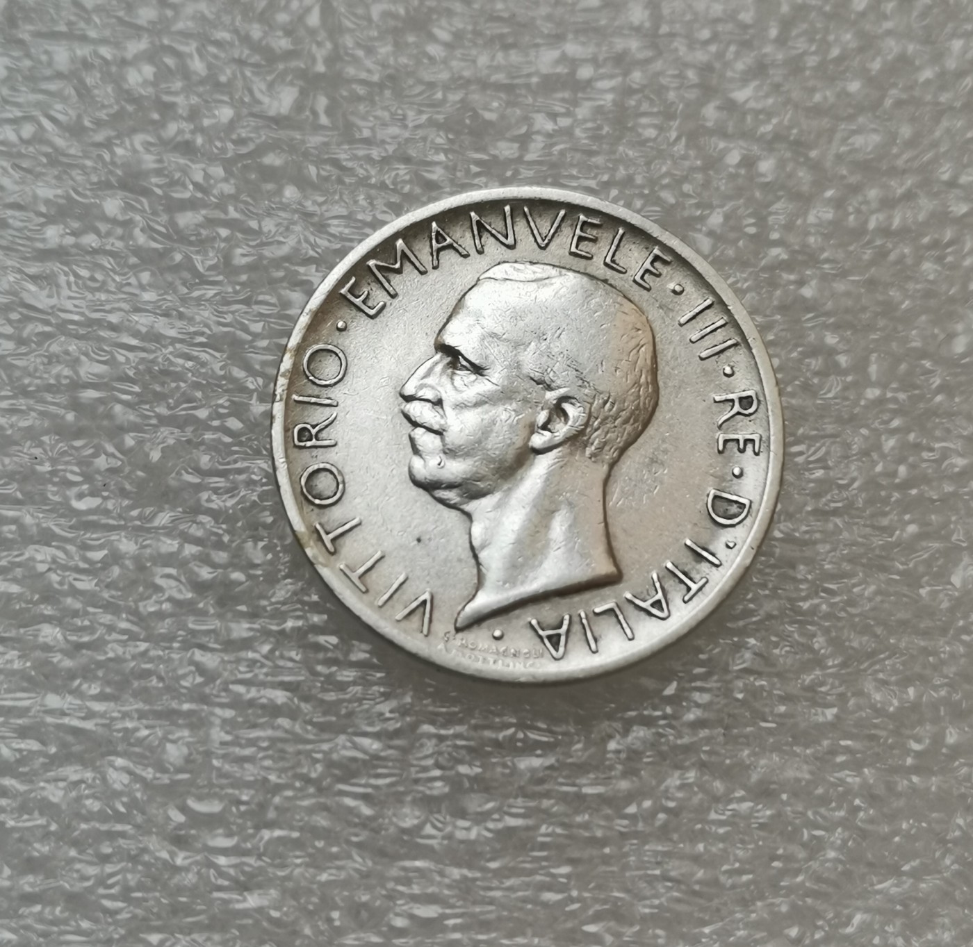 瓶子🏺第114期拍卖会  意大利1927年鹰束斧5里拉银币