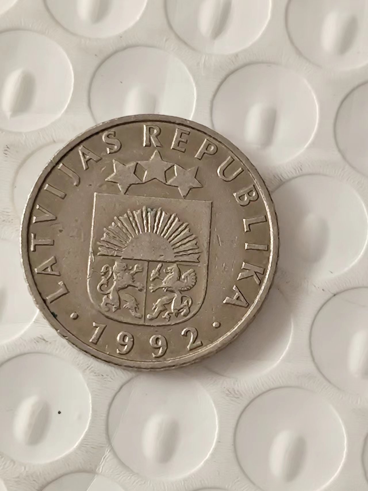 FCO-2A-散币 拉脱维亚1992年50分