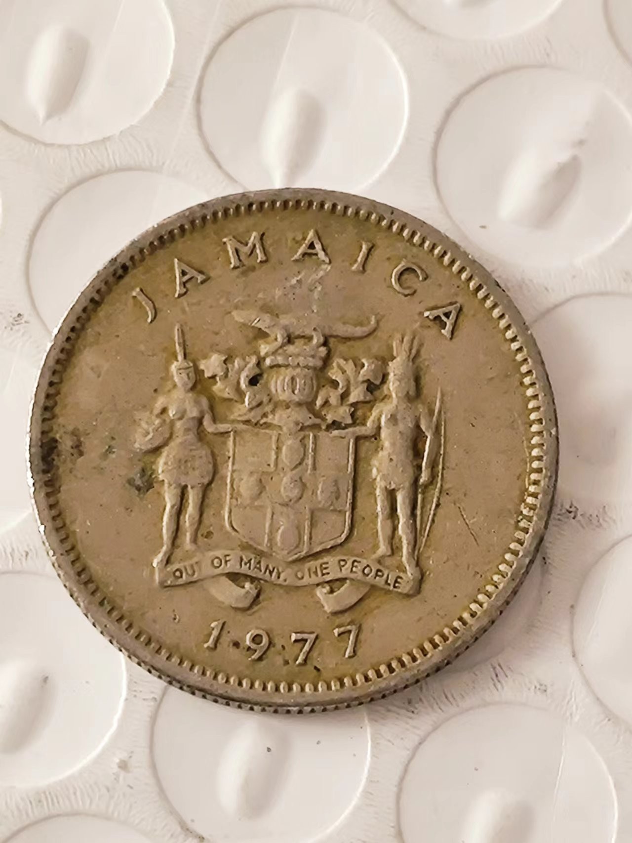 FCO-2A-散币 牙买加1977年5分