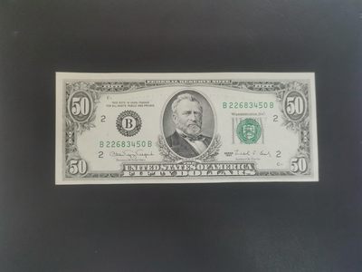 1990年小头50美元 全新UNC 1990年小头50美元 全新UNC