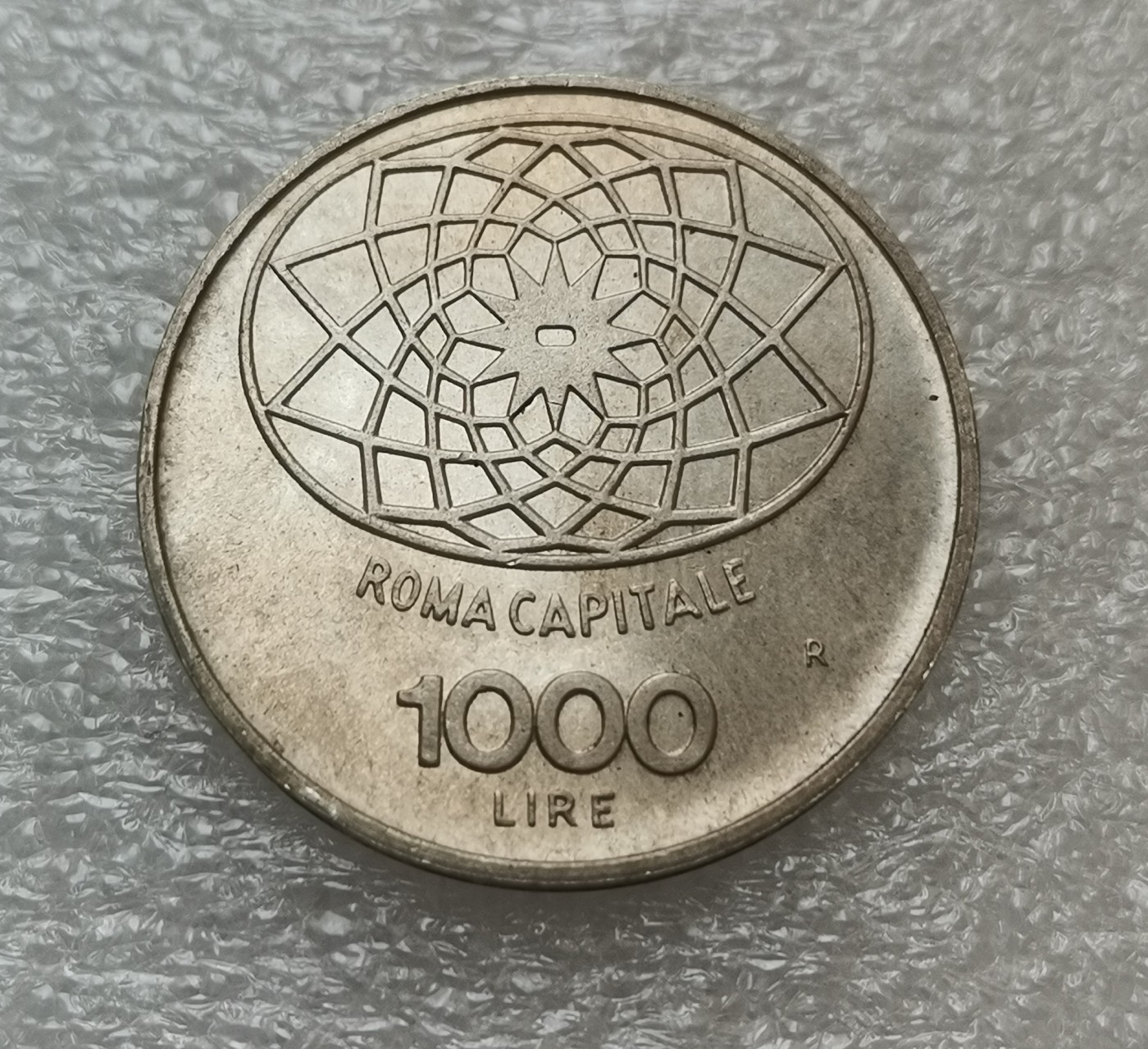 瓶子🏺第114期拍卖会  原光 意大利1970年定罗马建都100年1000里拉纪念银币