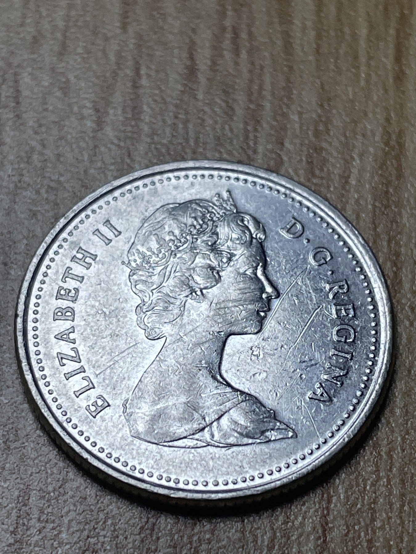 夏小雨散币专场第一期（无佣金，不预留） 1984年加拿大25分麋鹿