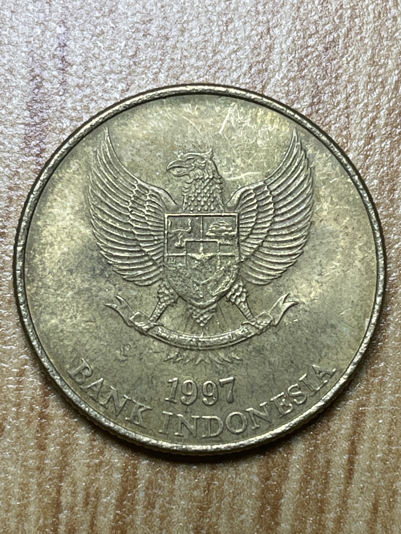 夏小雨散币专场第一期（无佣金，不预留） 1997年印尼50卢比黄铜好品