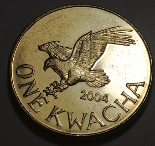 招财猫的储钱罐钱币徽章拍卖第四场 马拉维2004年1克瓦查