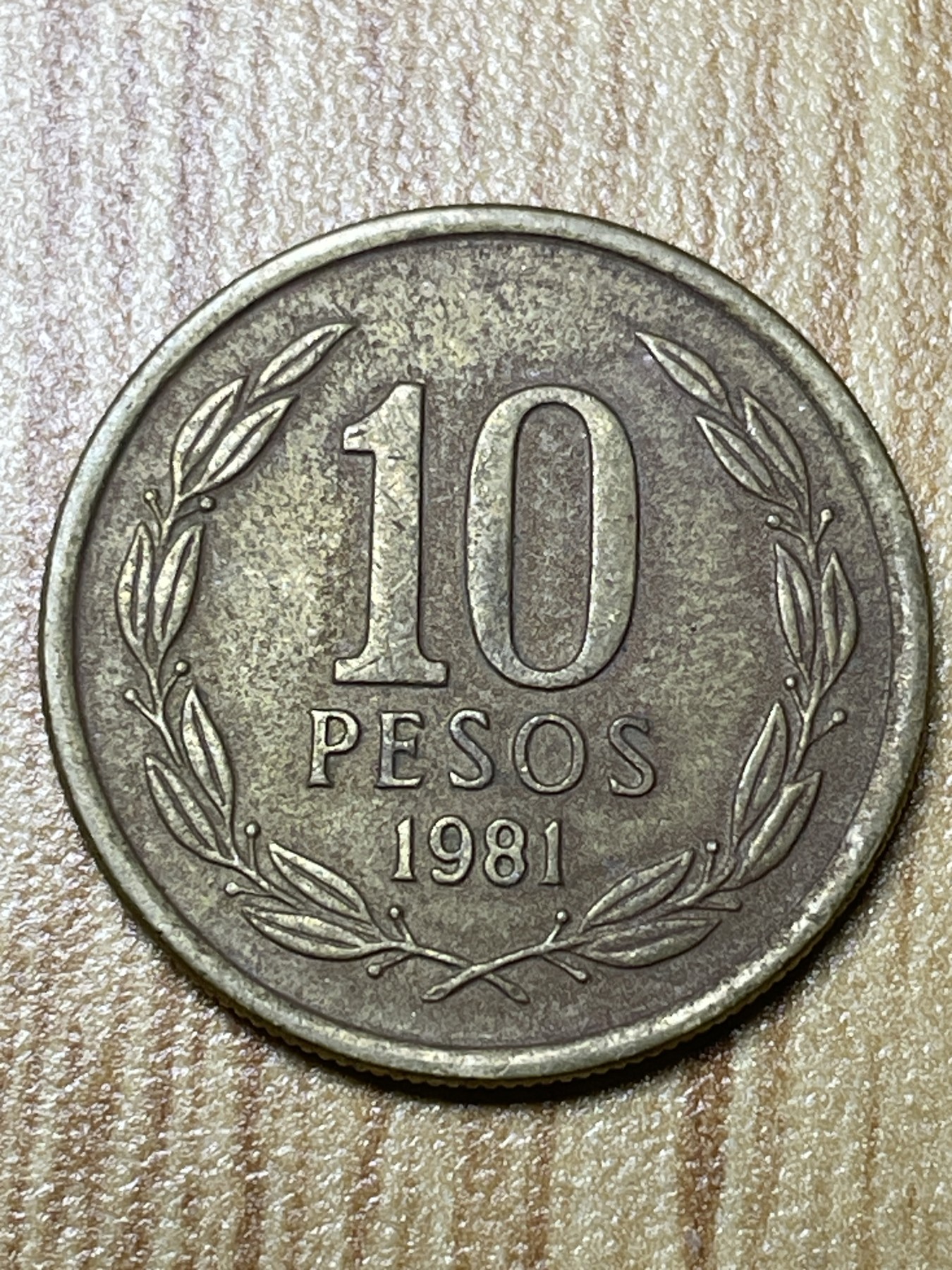 夏小雨散币专场第一期（无佣金，不预留） 1981年智利10比索（被解放的女奴）