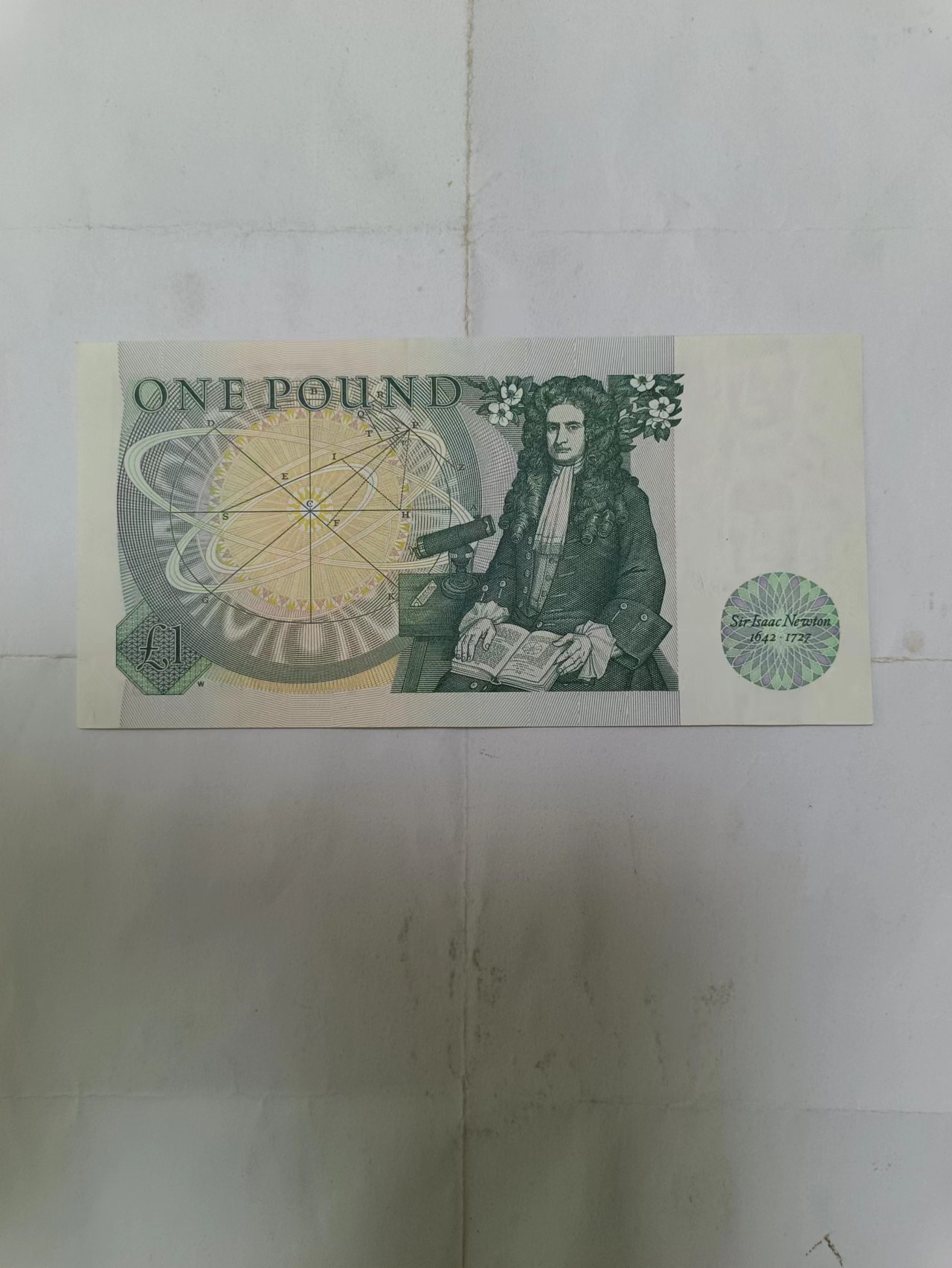 【20231020】非全新纸币第七十九场 英国D序列1镑，好品